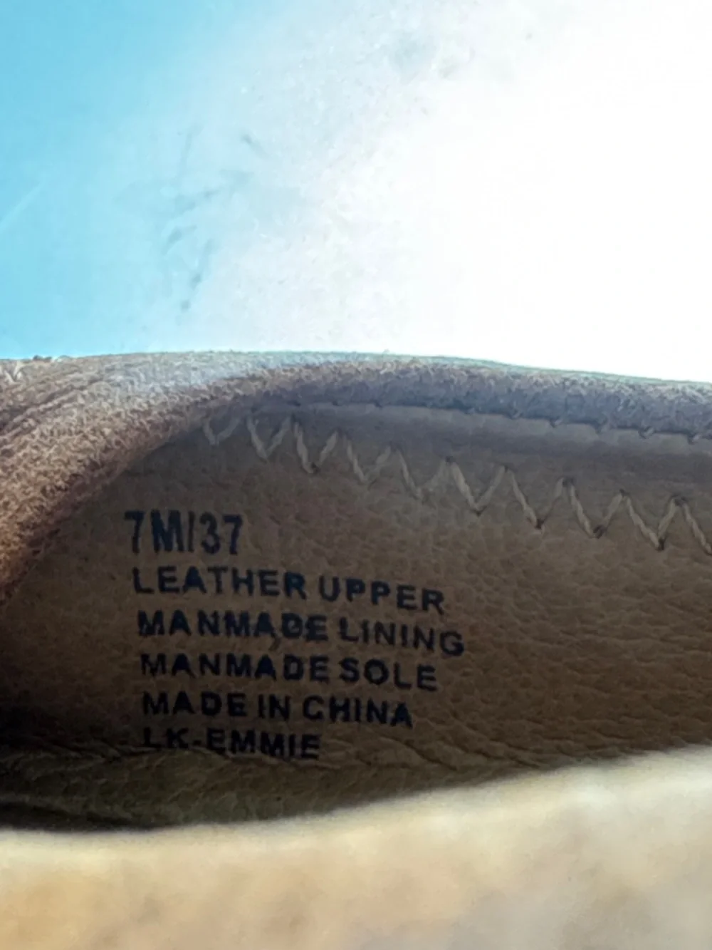 LUCKY BRAND Emmie Ballet Flats Slip On Leather Shoes Brown Size 7 EUC $60
